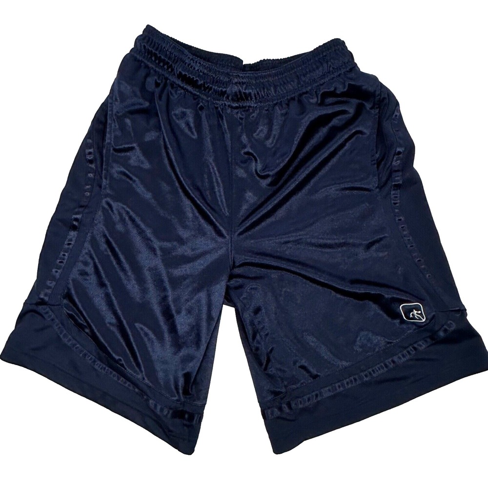 AND1 Men's Basketball Shorts  Navy Blue & White Size S Polyester Stretch Waist
